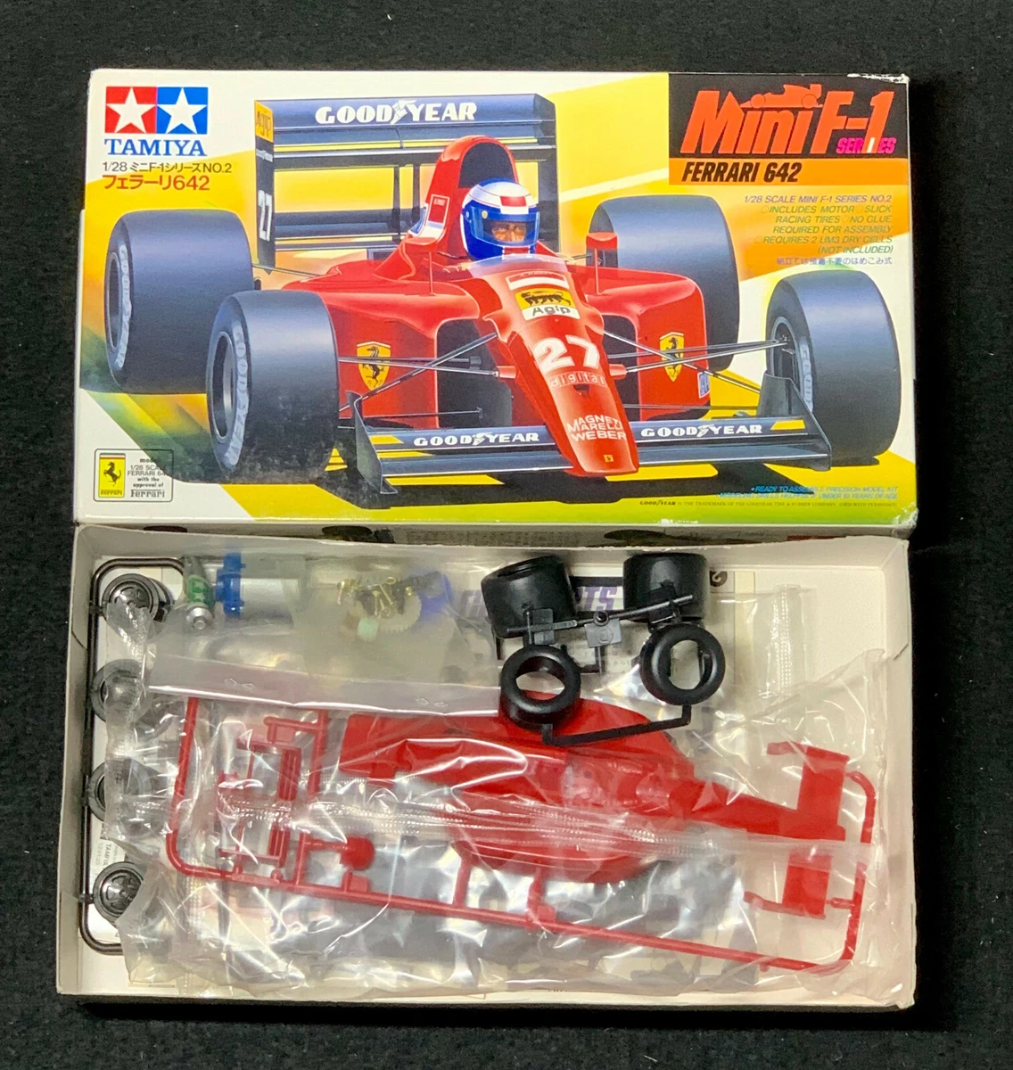 TAMIYA Mini F-1 Ferrari 642★売り切りセール★ TAMIYA 28002 1/28 Scale Mini F-1 Series No.2 FERRARI 642 | eBay