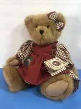 Boyds Bear The Head Bean Collection Cheryl Ann Cooper 14" Girl Teddy Bear