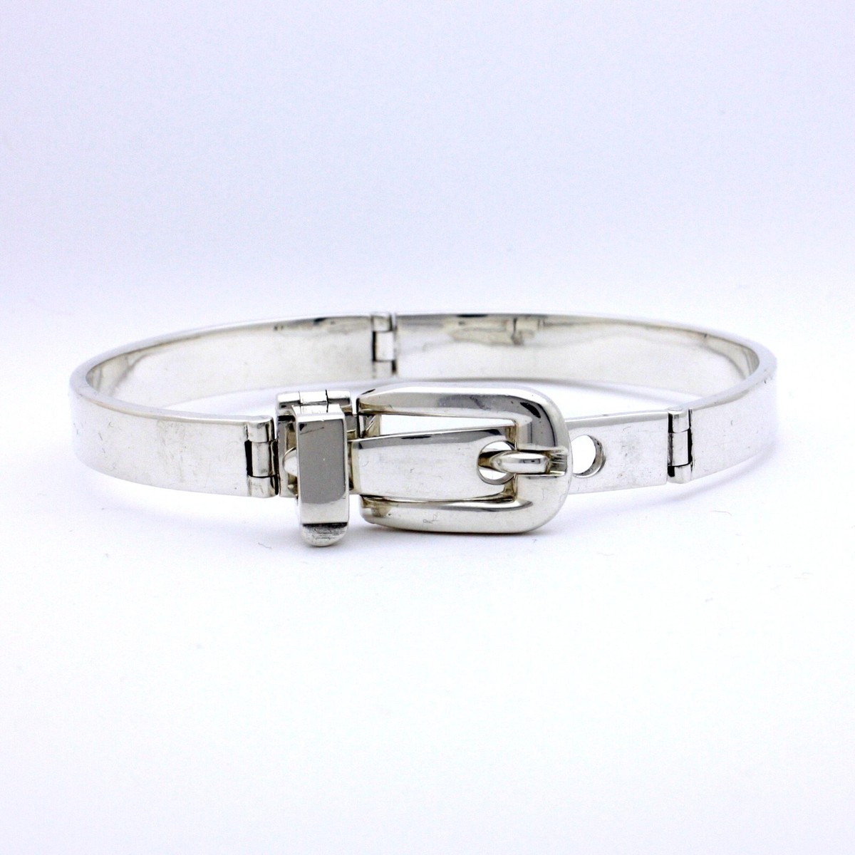 Gucci Silver Belt Buckle Bracelet | eBay display picture 2