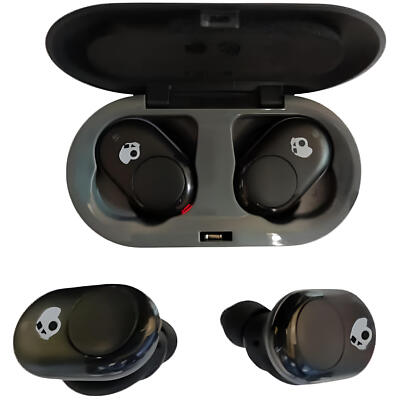 Skullcandy Push True Wireless in-Ear Earbud - Black/Grey (Cable Incl)
