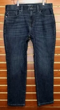 NEW Men's Nautica Original Slim Jeans Faded Dark Blue Wash 34 X 30  $89