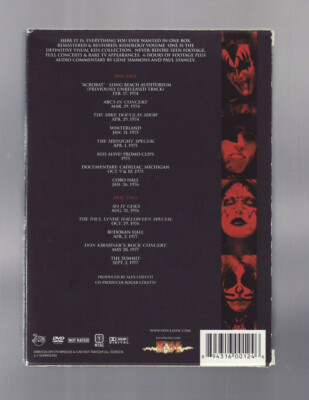 DVD) KISS - Kissology Vol. 1 1974-1977 / 2 Disc + Bonus Disc