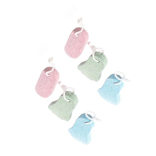 6 Pcs Pumice Stone Calloused Feet Remover Tool Foot Scrubber for Shower