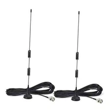 20-1300MHz Magnetic Base Antenna HF VHF UHF Ham Radio BNC Male Antenna (2