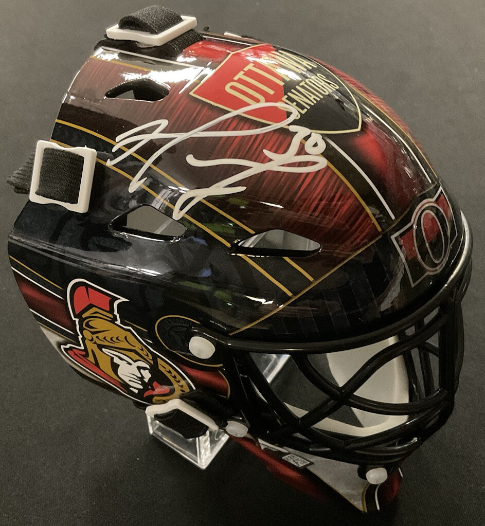 Matt Murray Autographed Signed Ottawa Senators Mini Goalie Mask FANATICS B303059 