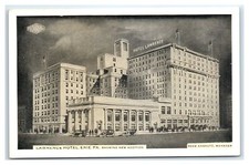ERIE, PA Postcard - HOTEL LAWRENCE REED ANSHUTZ MANAGER LAWRENCE HOTEL ERIE PA