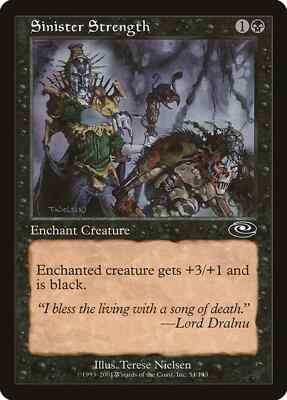 SINISTER STRENGTH X 4 E/X+ PLANESHIFT MAGIC THE GATHERING