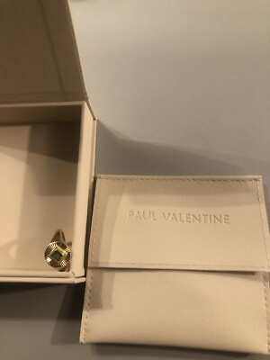 emerald gold ring, SIGNET 14 Karat 52 mm , NP 44 Euro NEU