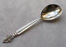 *RAR* Gro&szlig;er Kartoffell&ouml;ffel K&ouml;nigin / Acanthus Georg Jensen 925 Sterlingsilber