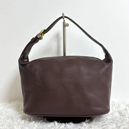 Vintage Old COACH 4145 Soho Bag/Handbag Shoulder Bag Dark Brown Leather Good - Picture 1 of 8