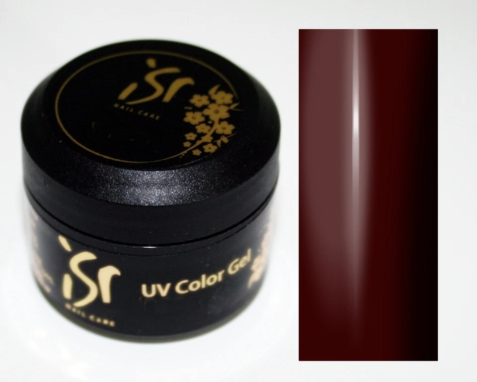 5 ml. ISR Nail Care UV Farbgel Colorgel Dunkel Rot CG05 Colour Gel Maniküre