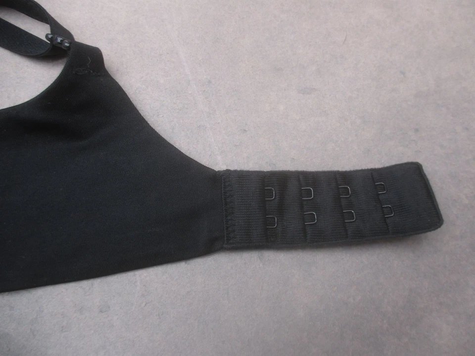 32A Gap Womens Black Lined Wireless Back Closure Everyday Smooth Demi Bra 10U - Image 4 of 4