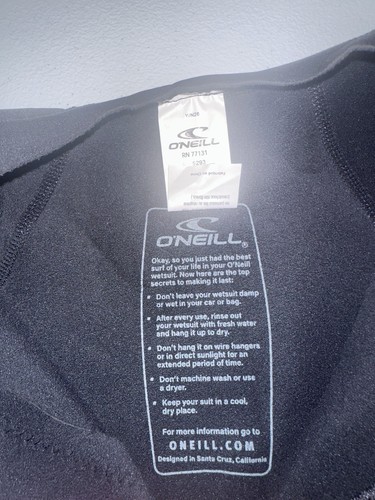 New O'Neill Women's US 14 Black Bahia Short Sleeve Spring Wetsuit 2:1 NWT - Picture 4 of 15