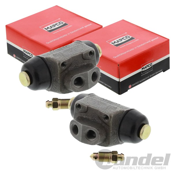 2X Mapco Radbremszylinder 20,64Mm Hinten Passend FüR Ford Escort Focus Granada-image