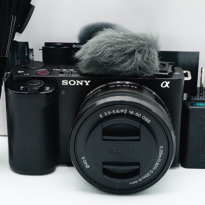 ''8003 Counts'' Sony ZV-E10 with 16-50mm Black English menu #09018