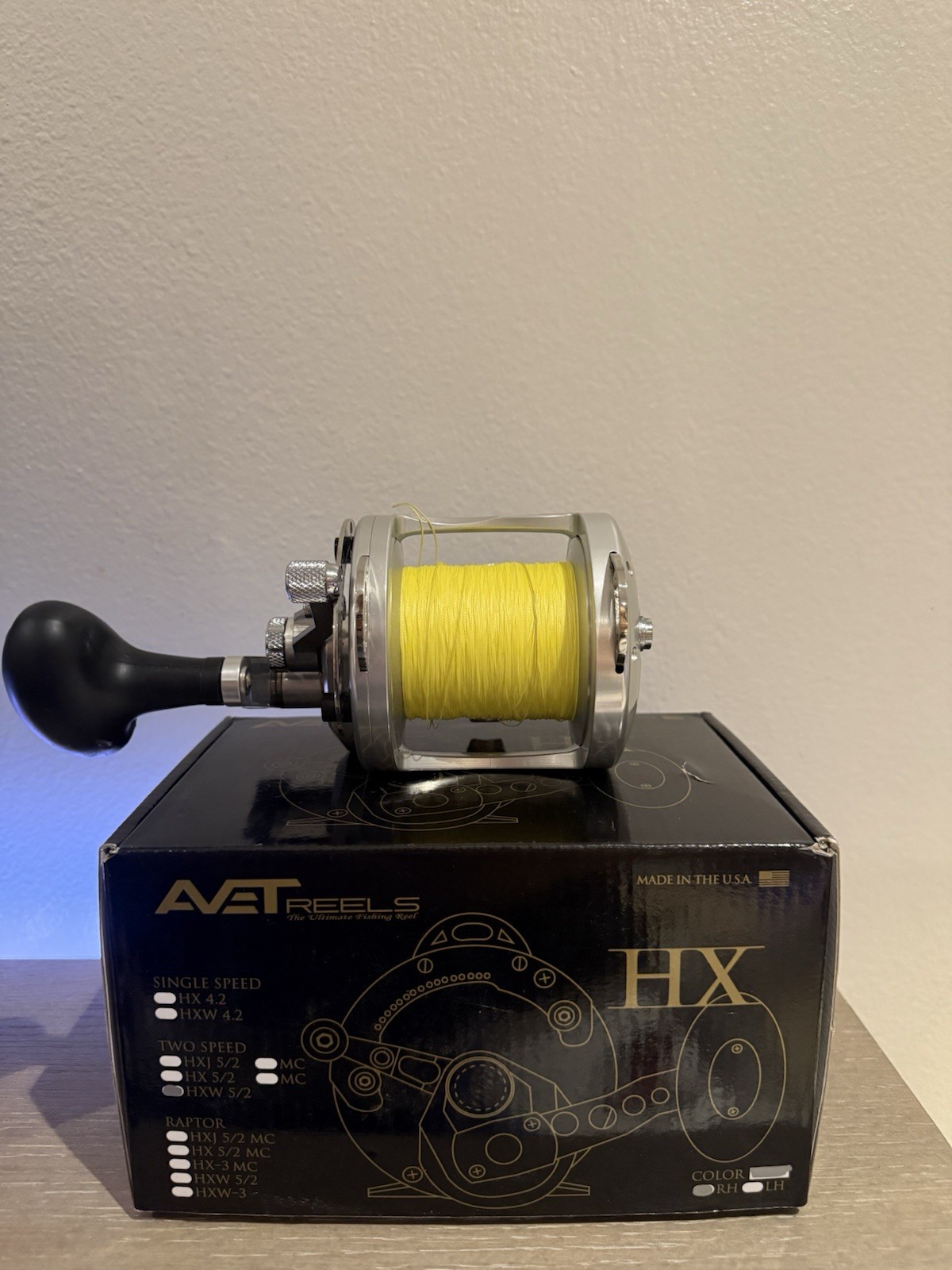 Avet HXW 5/2 2-Speed Lever Drag Conventional Reel