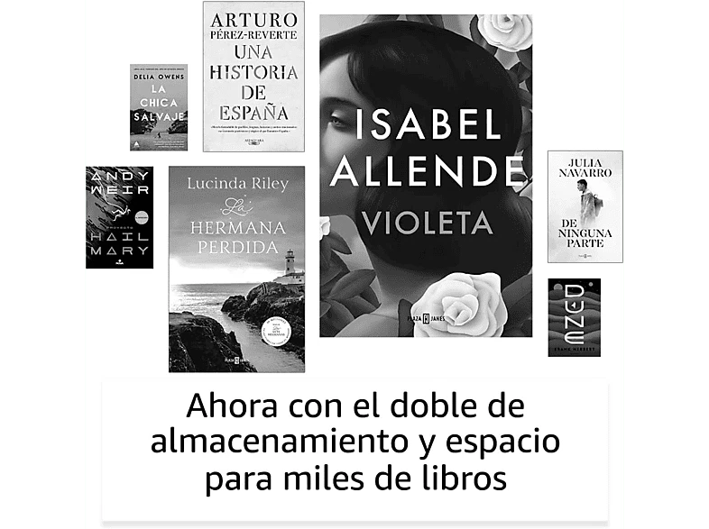eBook - Amazon Kindle, Para eBook, 6", Doble de almacenamiento, 16 GB, 300 ppp,  - Imagen 4 de 4