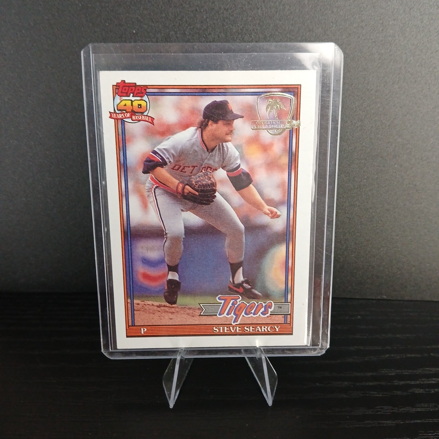 1991 Topps Operation Desert Shield #369 Steve Searcy Detroit Tigers 080426