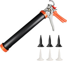 Sausage Caulking Gun,20 Oz Sausage Foil Pack/10 Oz Cartridge Adhesive Dual-Purpo