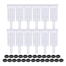 12 Pack 3-Piece Airlocks Set for Fermentation BPA-Free 5/8 inch OD, 3/8 inch ...