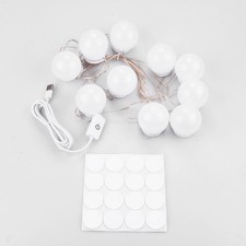 Hollywood Style LED Vanity Mirror Lights Kit with 10 Dimmable Light Bulbs I
