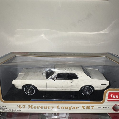 #ad 1967 MERCURY 67 COUGAR XR7 1:18 SUN STAR CLASSIC OPENING HOOD amp; DOORS $109.99