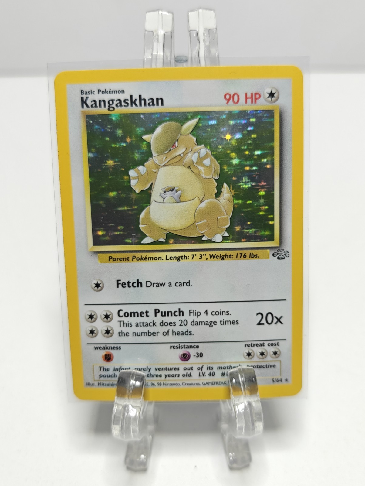 Pokemon Card Jungle #5/64 Kangaskhan Holo Rare 