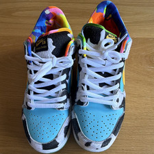 Nike SB Dunk Low Skate Shoes Multicolor Cow P...