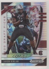 2020 Panini Prizm Draft Picks Rookies Hyper 62/75 Javon Kinlaw #161 b6s