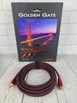 AudioQuest Golden Gate 5m (16' 5'') 3.5mm Male to Female Analog Audio Cable