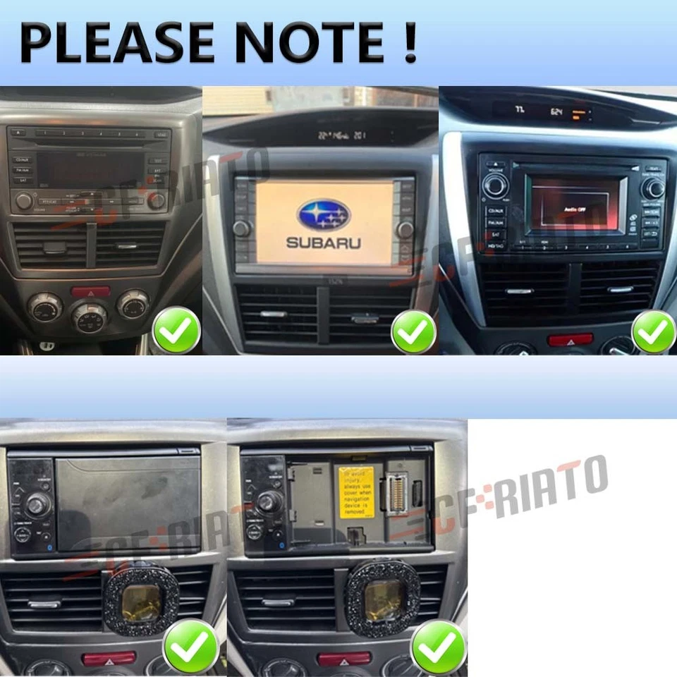 Android15 para Subaru Forester Impreza WRX 2008-2012 CarPlay GPS rádio carro estéreo - Imagem 3 de 4