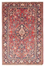 4'0" x 6'6" Vintage Hand Knotted Area Rug Traditional Oriental Wool Carpet