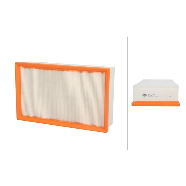 Luftfilter-Einsatz 290 X 176 Mm Hella Iam-Expertise Passend FüR Audi Q2-image