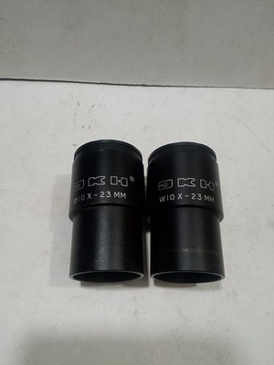 Nikon Pair of Widefield Microscope Eyepieces - 10x with 23mm FOV (10x/23)