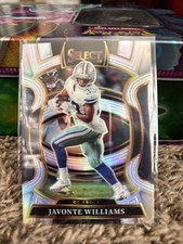 2025 Panini Select Javonte Williams Concourse Sliver Prizm #97