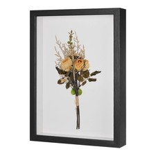 Shadow Box Frame, 9 x 13 Inch Wooden Dried Flower Photo Frame Black