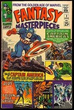 Fantasy Masterpieces #3 High Grade Silver Age Superhero Marvel Comic 1966 VF+