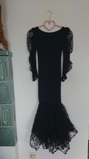 Vintage 90er Y2K Spitzen-Stretch-Kleid - Merm...