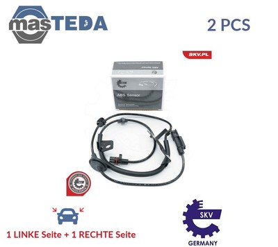06SKV435 ABS SENSOR DREHZAHLFÜHLER HINTEN SKV GERMANY 2PCS FÜR JEEP COMPASS