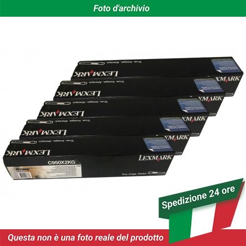C950X2KG Lexmark C950 Toner Black 5 Pack