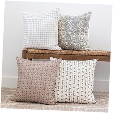 - Modern  Luxurious 22" x 22" Decorative Boho Throw 22" x 22" Pack of 4 