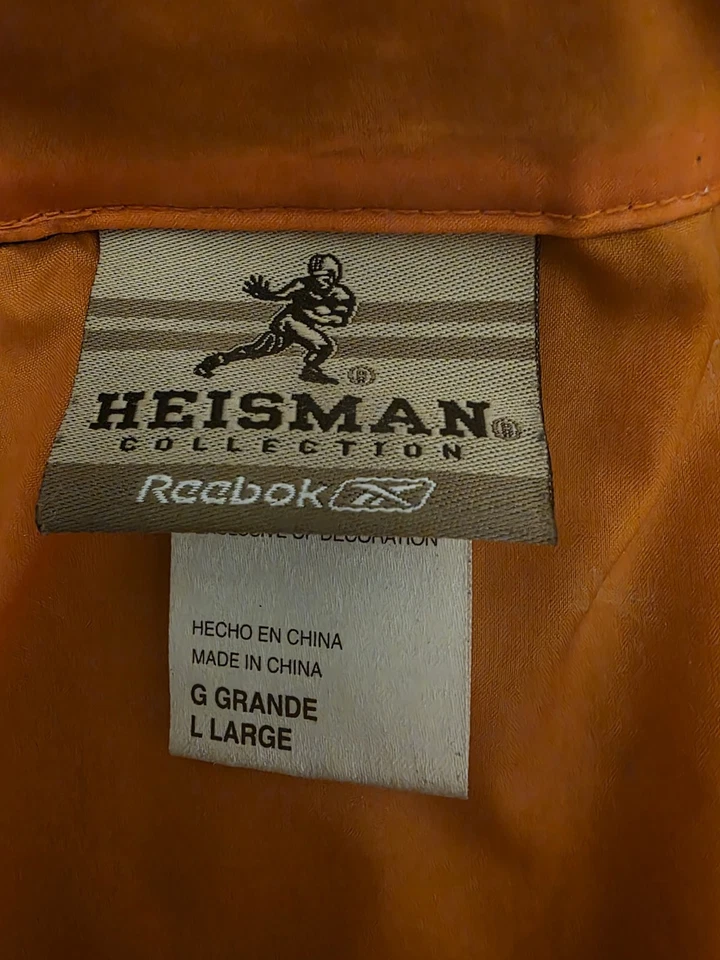 Chaqueta cortavientos suéter Heisman Reebok Auburn Tigers talla grande Foto 2 de 4