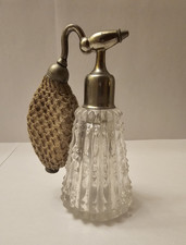 DeVilbiss Antique Clear Cut Glass Perfume Ato...