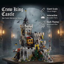 Klemmbausteine, Crow King Castle XXL Premium ...