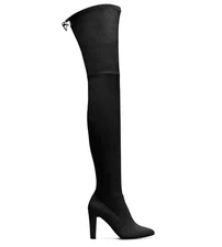 STUART WEITZMAN Womens ALLLEGS Over The Knee Thigh High Satin Boots US 10 $798