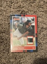 2022 Panini Donruss - Retro 1988 Materials Sean Manaea #R88M-SM Red /99 (MEM)
