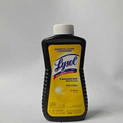 LYSOL Disinfectant Concentrate - Original Scent - 12 Fl oz  DISCONTINUED