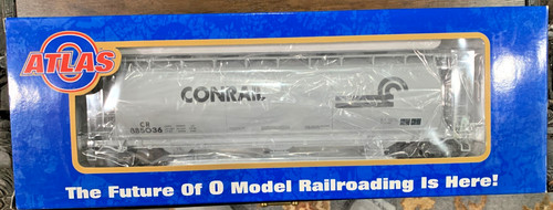 Tolva cilíndrica Atlas 6302-2 Conrail ACF 3 bahías, #885036, escala O, nueva en caja | Condition: New