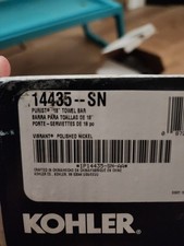 Kohler Purist 18 Inch Towel Bar K-14435-SN Polished Nickel BAR ONLY 