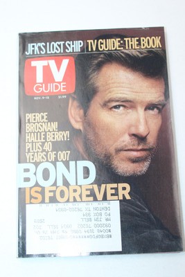 TV Guide Magazine Nov 9 2002 Pierce Brosnan James Bond George Lazenby Dallas Ed.